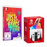 Nintendo Switch-Konsole (OLED-Modell) Weiß + Just Dance 24
