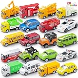 20 Mini-Spielzeugautos zum Aufziehen