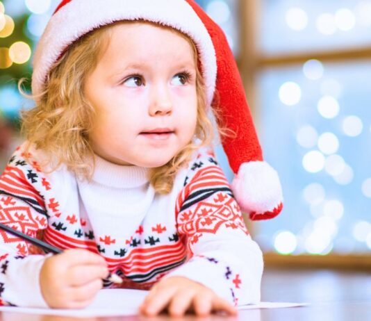 Wenn Kinder dem Weihnachtsmann schreiben, kann das manchmal lustig werden.