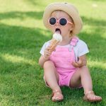 Mädchen Sommer Eis