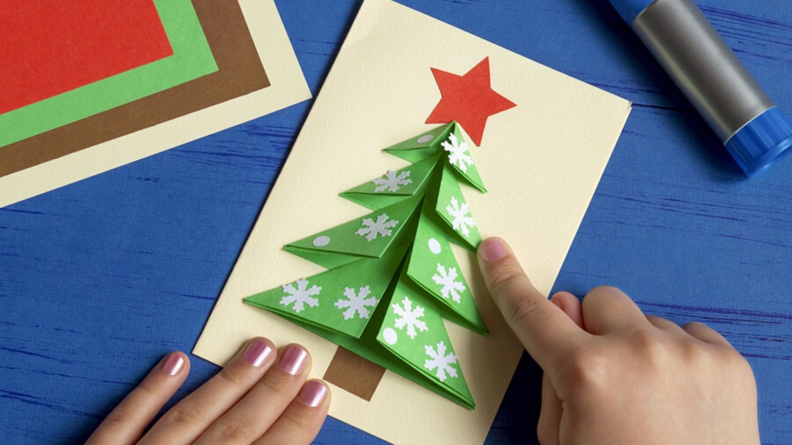 Unglaublich Weihnachtskarten Basteln Mit Kindern Vorlagen Vorlagen | My