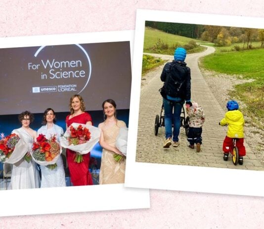 Dr. Markéta Kubánková ist eine renommierte Wissenschaftlerin und Mama von zwei Kleinkindern. Uns hat sie von den besonderen Herausforderungen erzählt! Foto: L'Oréal/privat.