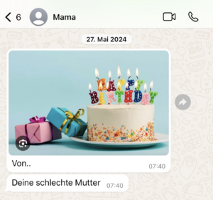 Das Letzte, was Patchara, von ihrer Mama hört